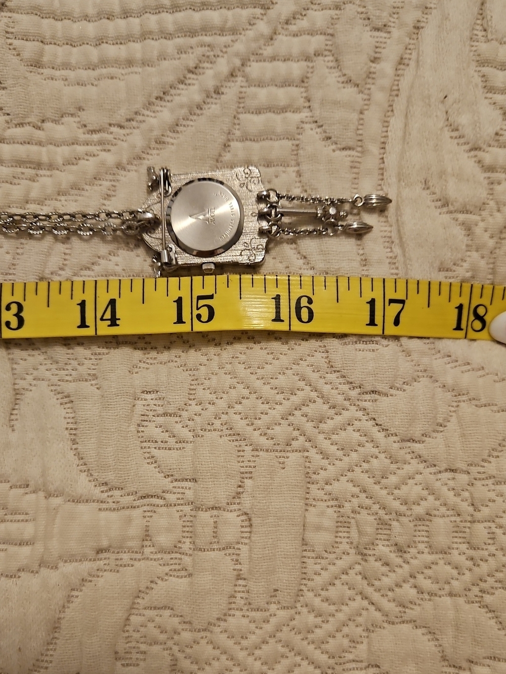 Vintage Avon Clock/Pin Pendant - Picture 7 of 9